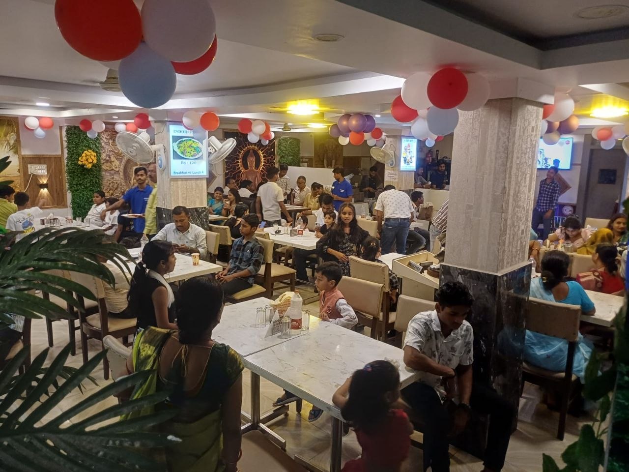 Buddha Vihar family dining hall